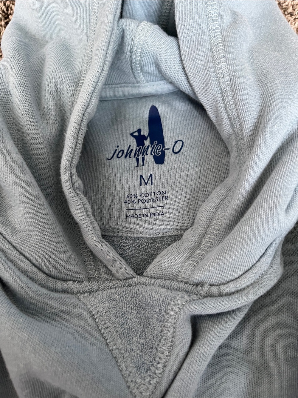 2Aronimink Golf -Johnnie O White Hooded Long-Sleeve Shirt w/Red blue hoodie x2 - Picture 8 of 12
